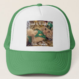 Gorra De Camionero Gato duende del día de San Patricio
