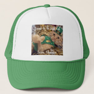 Gorra De Camionero Gato duende del día de San Patricio
