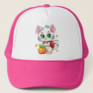 Gorra De Camionero Gato En La Escuela-85241