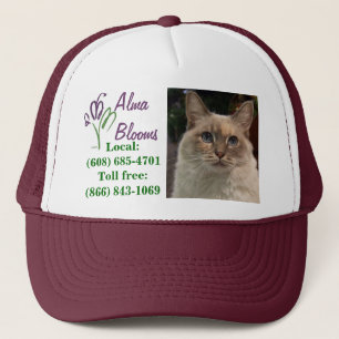 Gorra De Camionero Gato en un gorra...