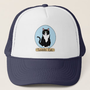 Gorra De Camionero Gato Esmoquin