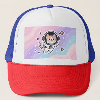 Gorra De Camionero Gato espacial