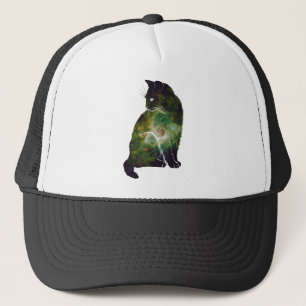 Gorra De Camionero Gato espacial