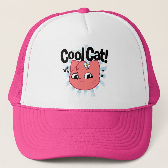 Gorra De Camionero Gato fresco (Anverso)