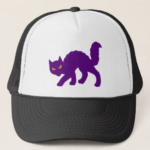 Gorra De Camionero Gato gatito espeluznante de Halloween malvado