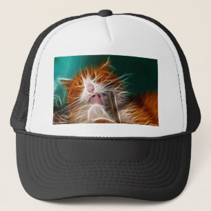 Gorra De Camionero gato gatito gatitos lindo mascota ronroneo maullid