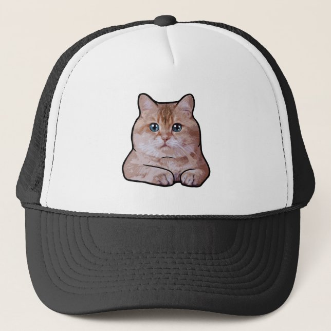 Gorra De Camionero Gato hosico (Anverso)
