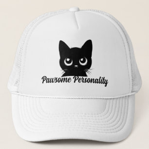 Gorra De Camionero Gato lindo Pata algo de Personalidad