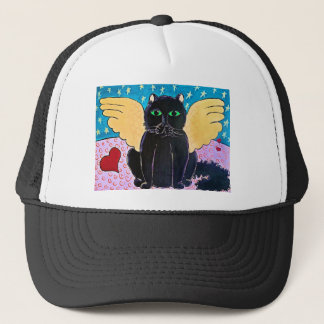 Gorra De Camionero Gato mullido del ángel