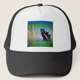 Gorra De Camionero Gato negro