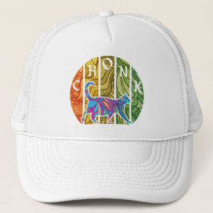 Gorra De Camionero Gato psicodélico - Arte felino trippy