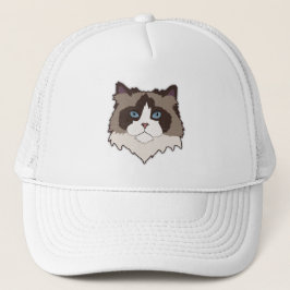 Gorra De Camionero Gato Ragdoll
