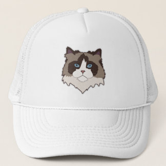 Gorra De Camionero Gato Ragdoll