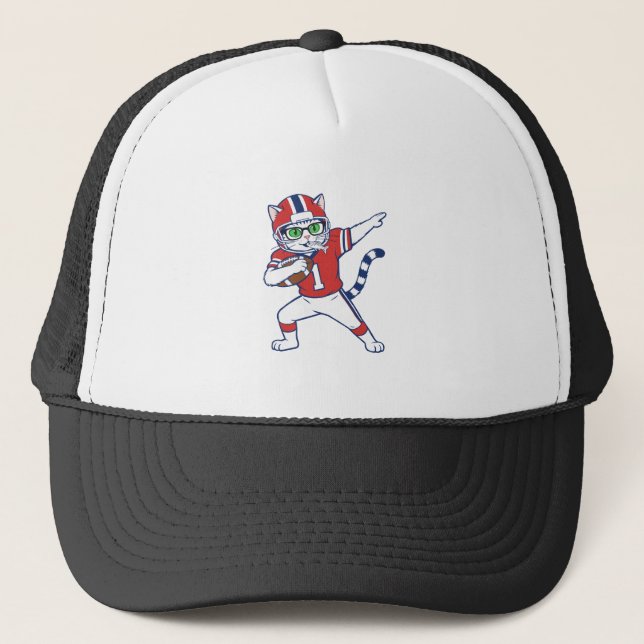 Gorra De Camionero Gato Touchdown  (Anverso)