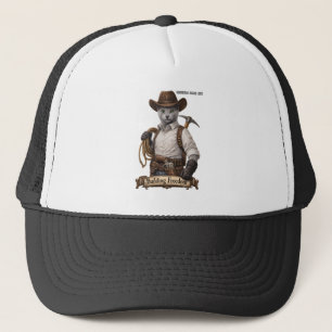 Gorra De Camionero Gato Vaquero Azul Ruso – Construyendo Libertad