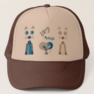 Gorra De Camionero Gato y ratón "juntos de nuevo"