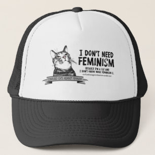Gorra De Camionero Gatos confusos (para los productos de color claro)