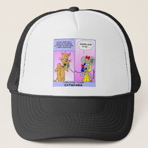 Gorra De Camionero Gatos Estafas Regalos Divertidos Camisetas y Colec