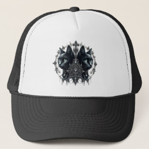 Gorra De Camionero Gatos góticos