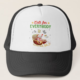 Gorra De Camionero Gatos Para Todos Navidades Gato Lover Funny
