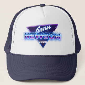 Gorra De Camionero Gavin Newsom 2028 Presidente Retro 80s
