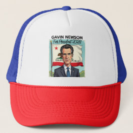 Gorra De Camionero Gavin Newsom para el presidente 2028