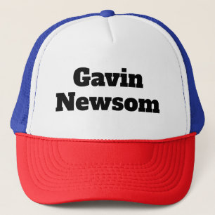 Gorra De Camionero Gavin Newsom (usted puede cambiar las palabras)