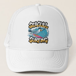 Gorra De Camionero Gaviota De Surfista De Invierno, Surf De Gaviota, 