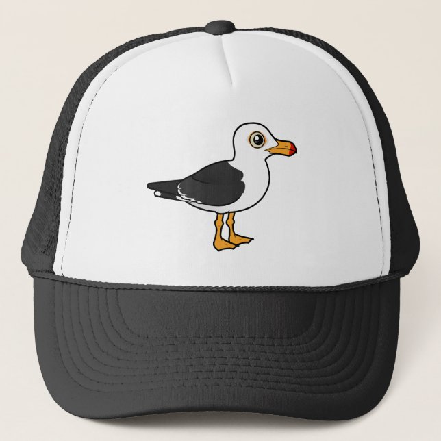 Gorra De Camionero Gaviota del Pacífico Birdorable (Anverso)