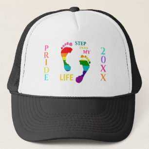 Gorra De Camionero Gay LGBTQ Rainbow Pride Mes Paso a Mi Vida