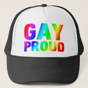 GORRA DE CAMIONERO GAY ORGULLOSO
