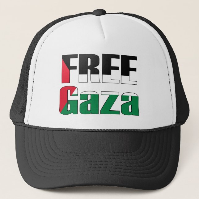 Gorra De Camionero Gaza libre (Anverso)