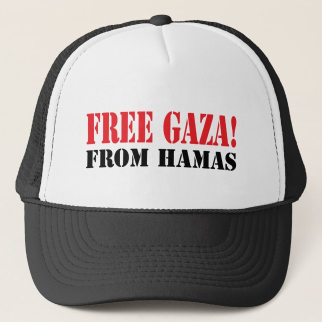 Gorra De Camionero GAZA libre de HAMÁS (Anverso)