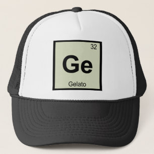 Gorra De Camionero Ge - Símbolo de la tabla periódica de Química de H