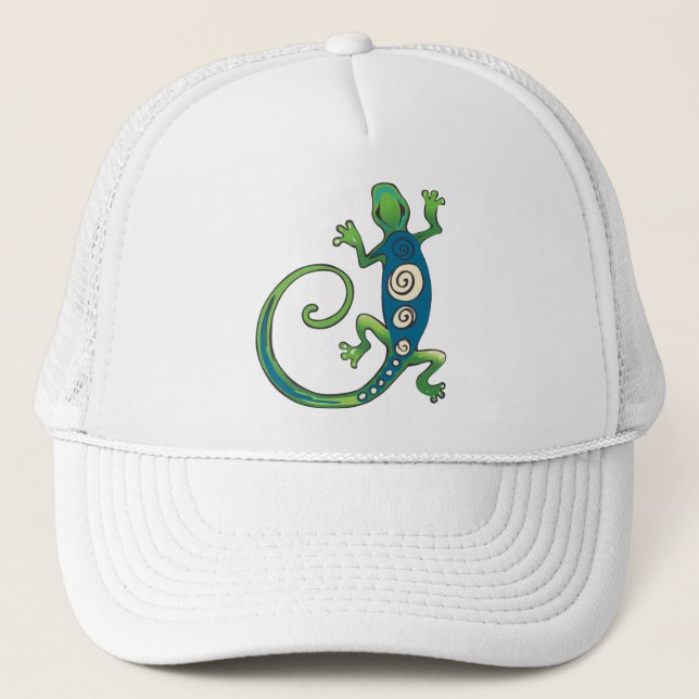 Gorra De Camionero Gecko Lizard (Anverso)