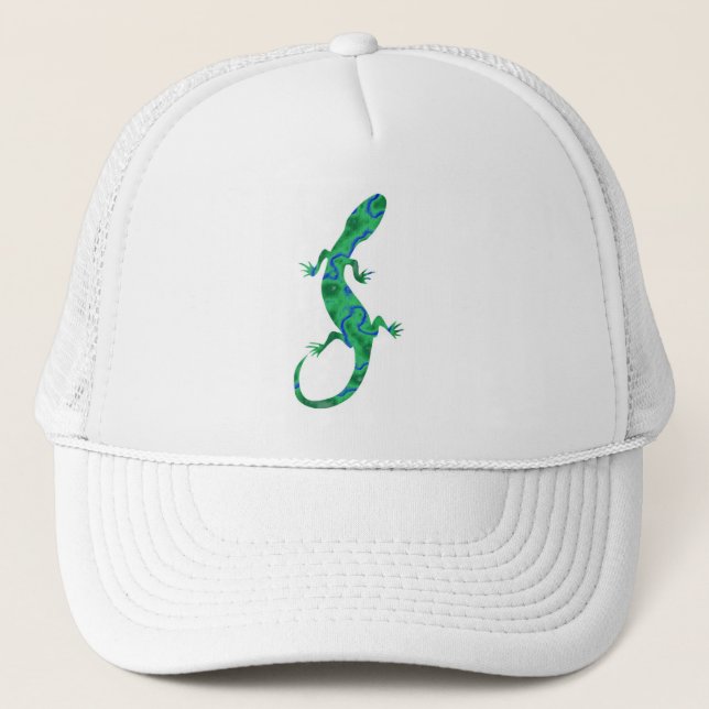 Gorra De Camionero Gecko verde (Anverso)