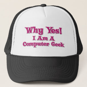 Gorra De Camionero Geek De Computación