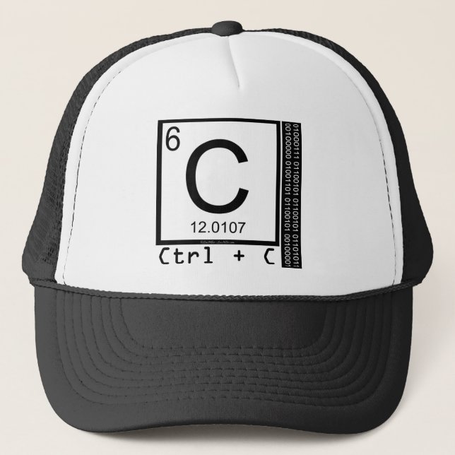 Gorra De Camionero ¡Geek Me! Copia de carbono (Anverso)