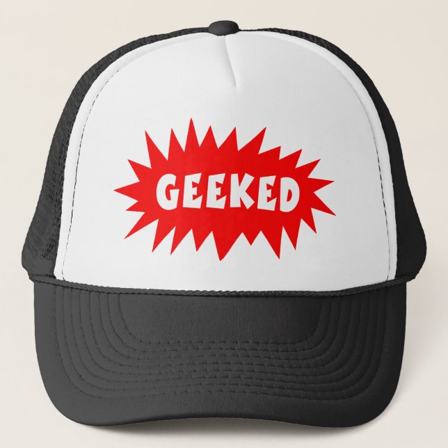 Gorra De Camionero Geeked (Anverso)