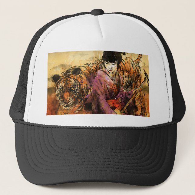Gorra De Camionero Geisha (Anverso)