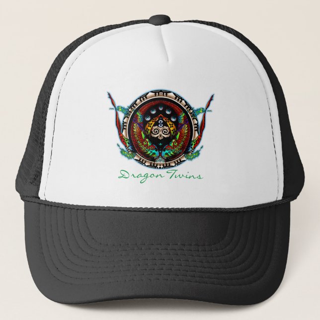 Gorra De Camionero Gemelos Dragon (Anverso)