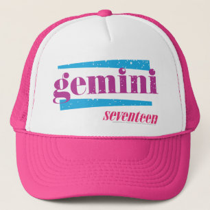 Gorra De Camionero Géminis púrpuras