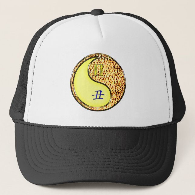 Gorra De Camionero Géminis y Buey de Fuego (Anverso)