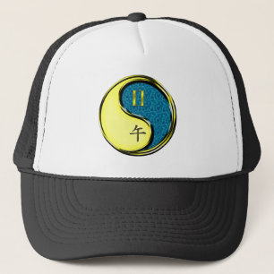 Gorra De Camionero Géminis y Caballo de Agua
