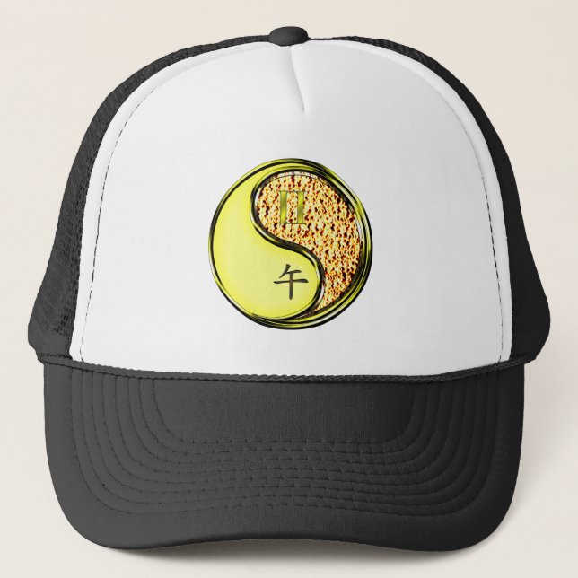 Gorra De Camionero Géminis y Caballo de Fuego (Anverso)