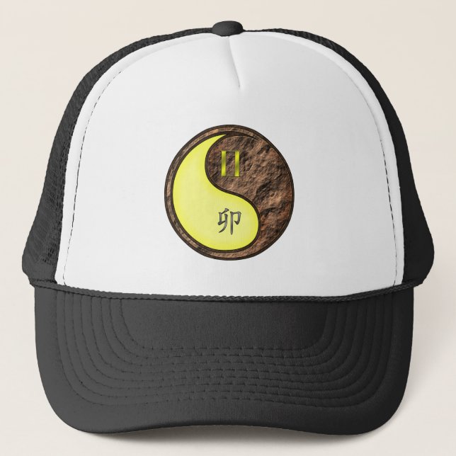 Gorra De Camionero Géminis y Conejo de Tierra (Anverso)