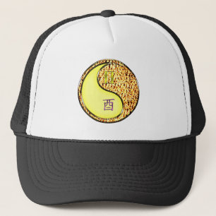 Gorra De Camionero Géminis y Gallo de Fuego