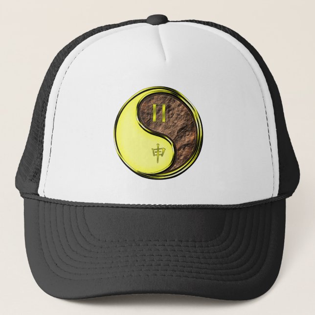 Gorra De Camionero Géminis y Mono de Tierra (Anverso)