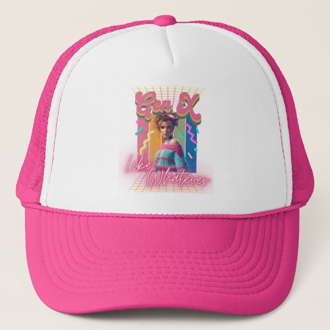 Gorra De Camionero Gen X Woman Funny (Anverso)