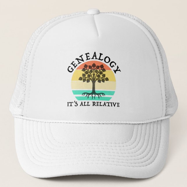 Gorra De Camionero Genealogía - Todo es relativo (Anverso)